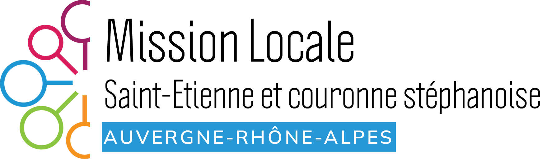 Logo de la mission locale en version noire