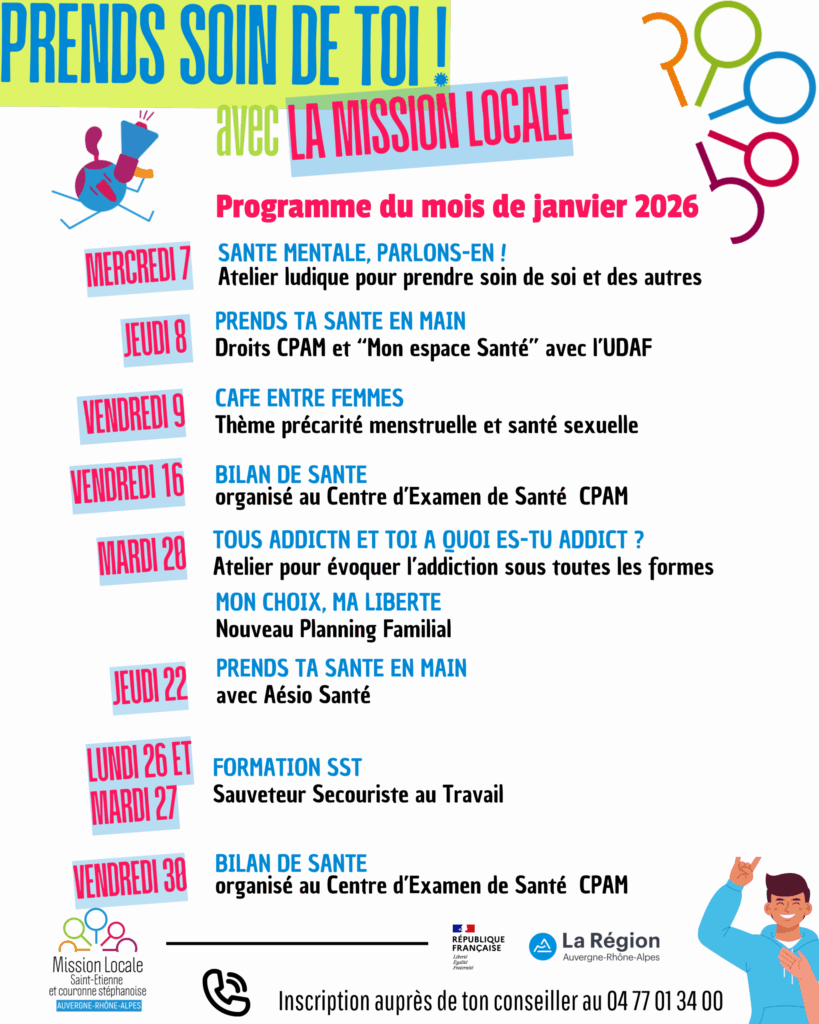 Programme du mois de janvier, th&egrave;me "la sant&eacute;"