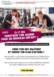 Atelier 16-17ans construis ton avenir pour un nouveau d&eacute;part